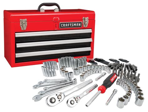 craftsman metal hand box|Mechanics Tool Set (215 pc) .